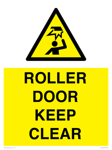 ROLLER DOOR KEEP CLEAR